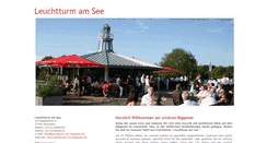 Desktop Screenshot of leuchtturm-am-see.de